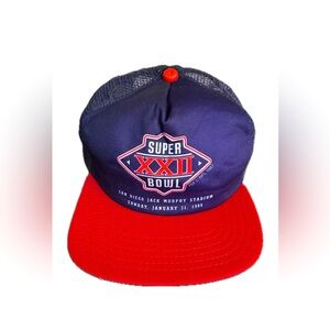 😎 NWOT Vintage Limited Edition NFL Super Bowl XXII SnapBack baseball cap